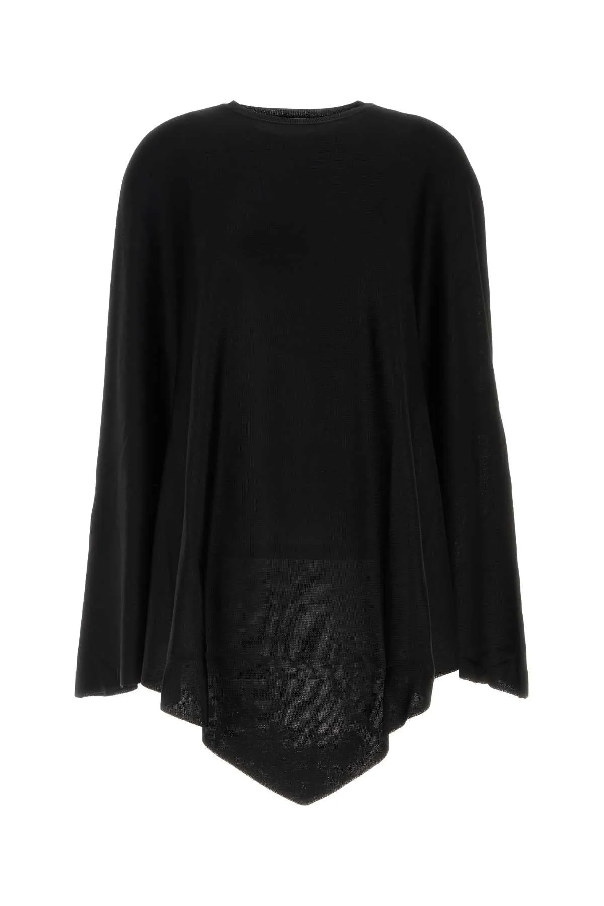 BLACK STRETCH VISCOSE BLEND CAPE sold by Lord & Taylor