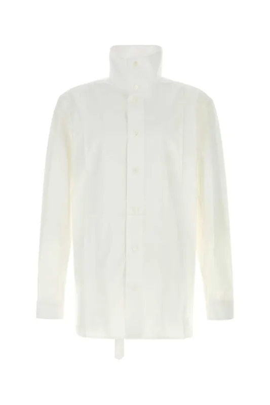 WHITE POPLIN SHIRT made by Bottega Veneta