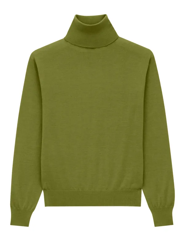CASHMERE, WOOL AND SILK TURTLENECK PULLOVER made by Yves Saint Laurent