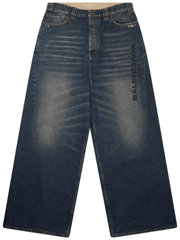 BAGGY PANTS WITH LOGO made by Balenciaga