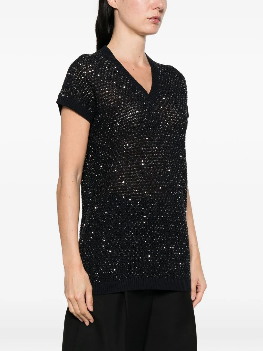 MAGLIA CON PAILLETTES sold by Lord & Taylor product image thumbnail 3