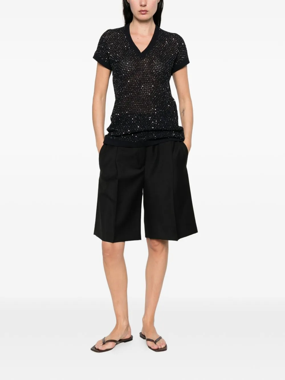 MAGLIA CON PAILLETTES sold by Lord & Taylor product image thumbnail 5