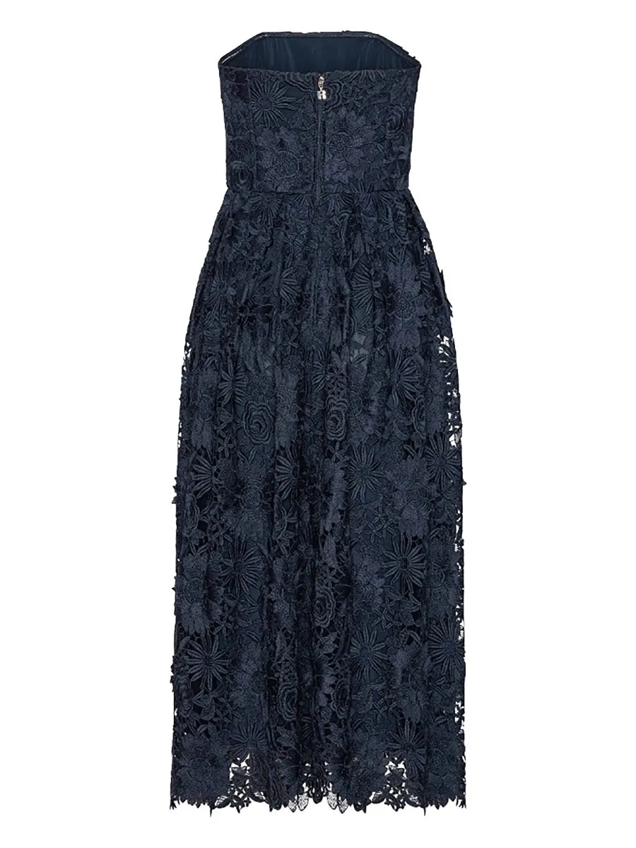 3D LACE MIDI DRESS sold by Lord & Taylor product image thumbnail 3