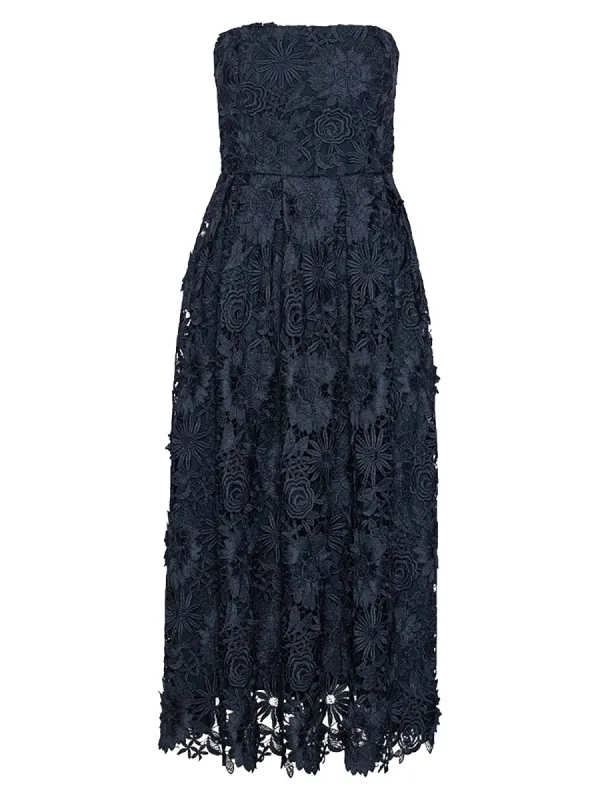 3D LACE MIDI DRESS made by ROTATE Birger Christensen