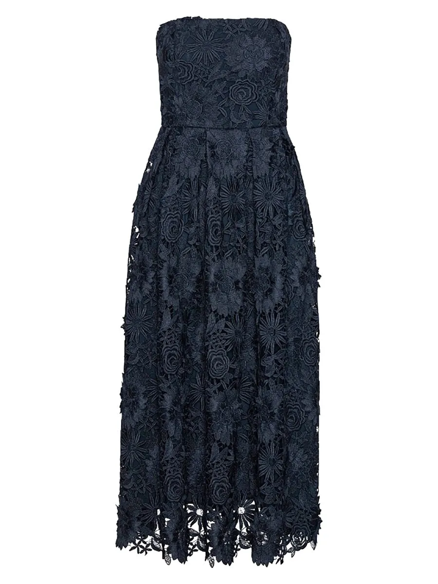 3D LACE MIDI DRESS sold by Lord & Taylor