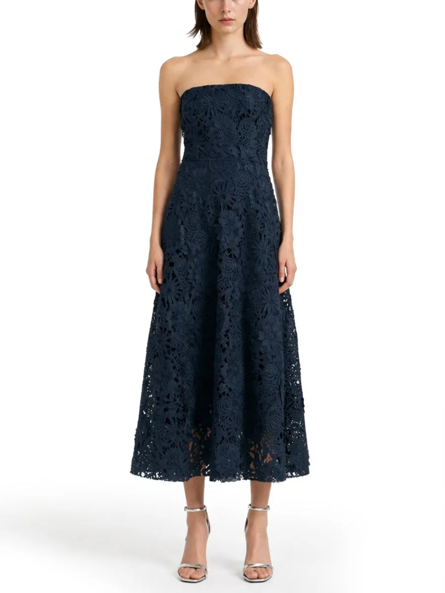 3D LACE MIDI DRESS sold by Lord & Taylor product image thumbnail 2