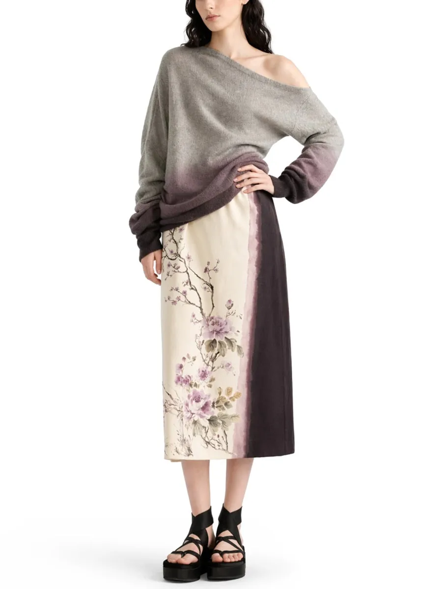 PRINTED MIDI SKIRT sold by Lord & Taylor product image thumbnail 2
