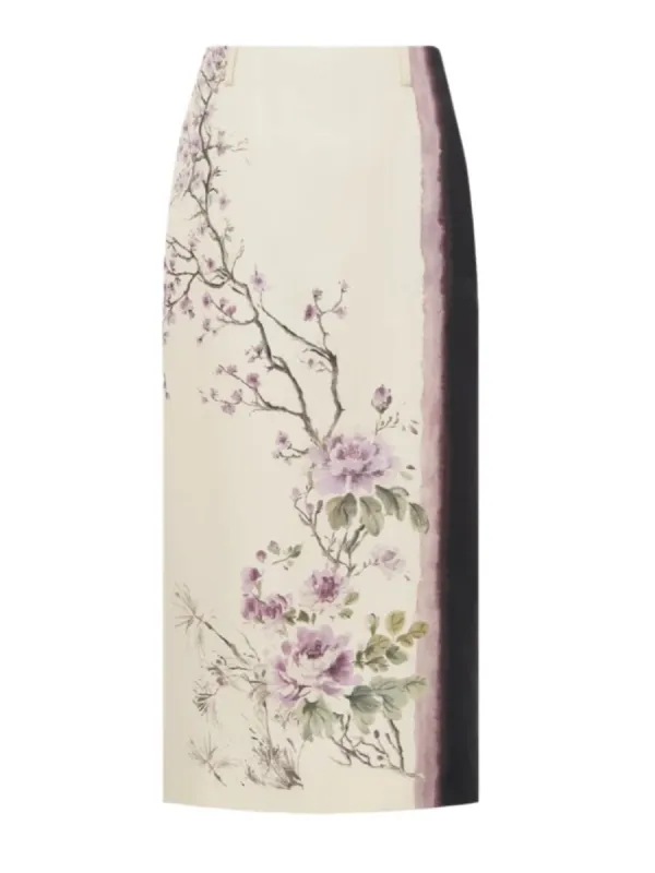 PRINTED MIDI SKIRT made by Dior