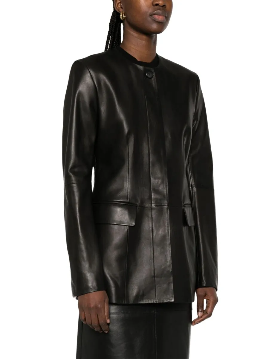 LEATHER JACKET sold by Lord & Taylor product image thumbnail 3