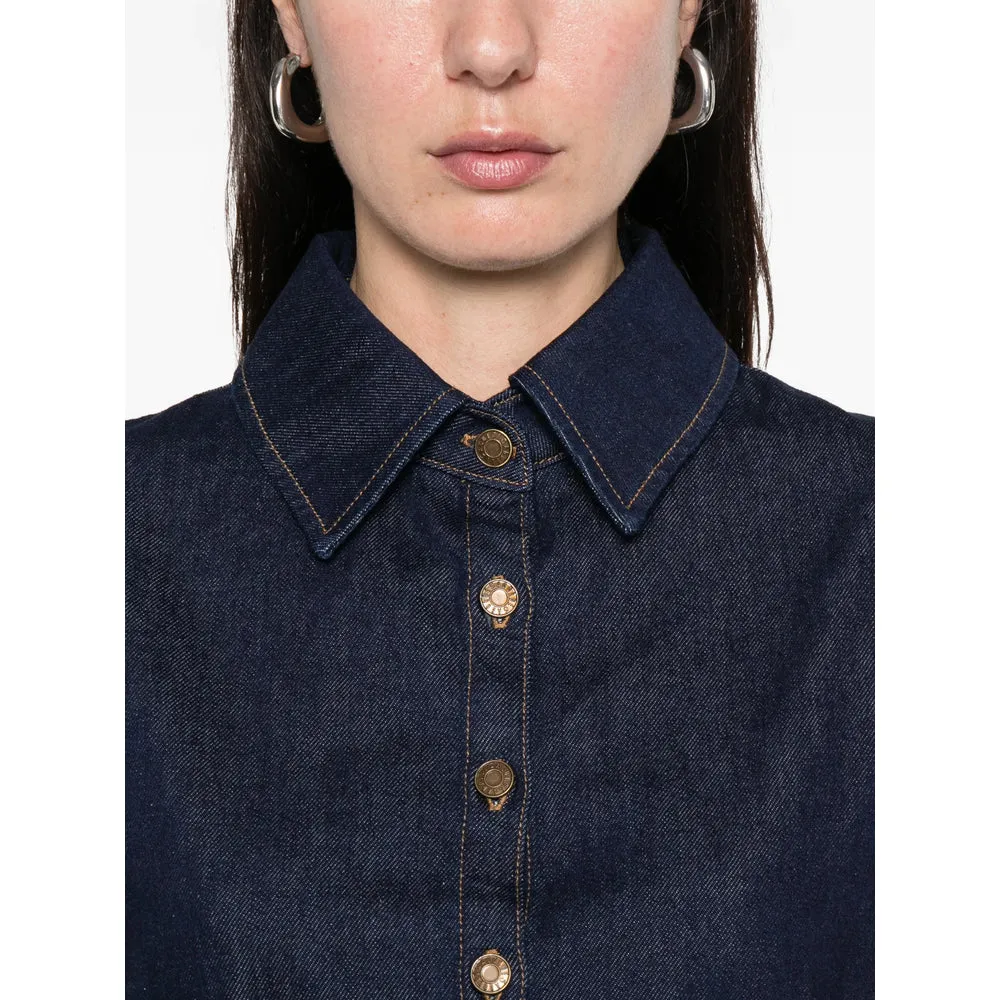 Blue Button Fastening Shirt with Point Collar sold by Lord & Taylor product image thumbnail 4