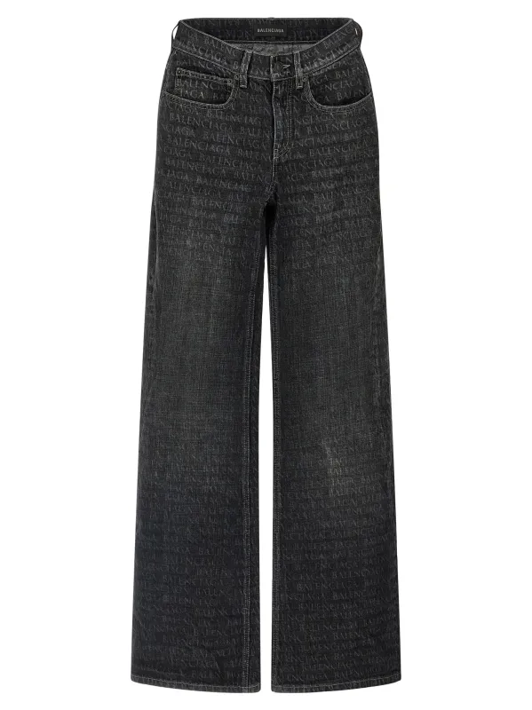 Wide leg jeans made by Balenciaga