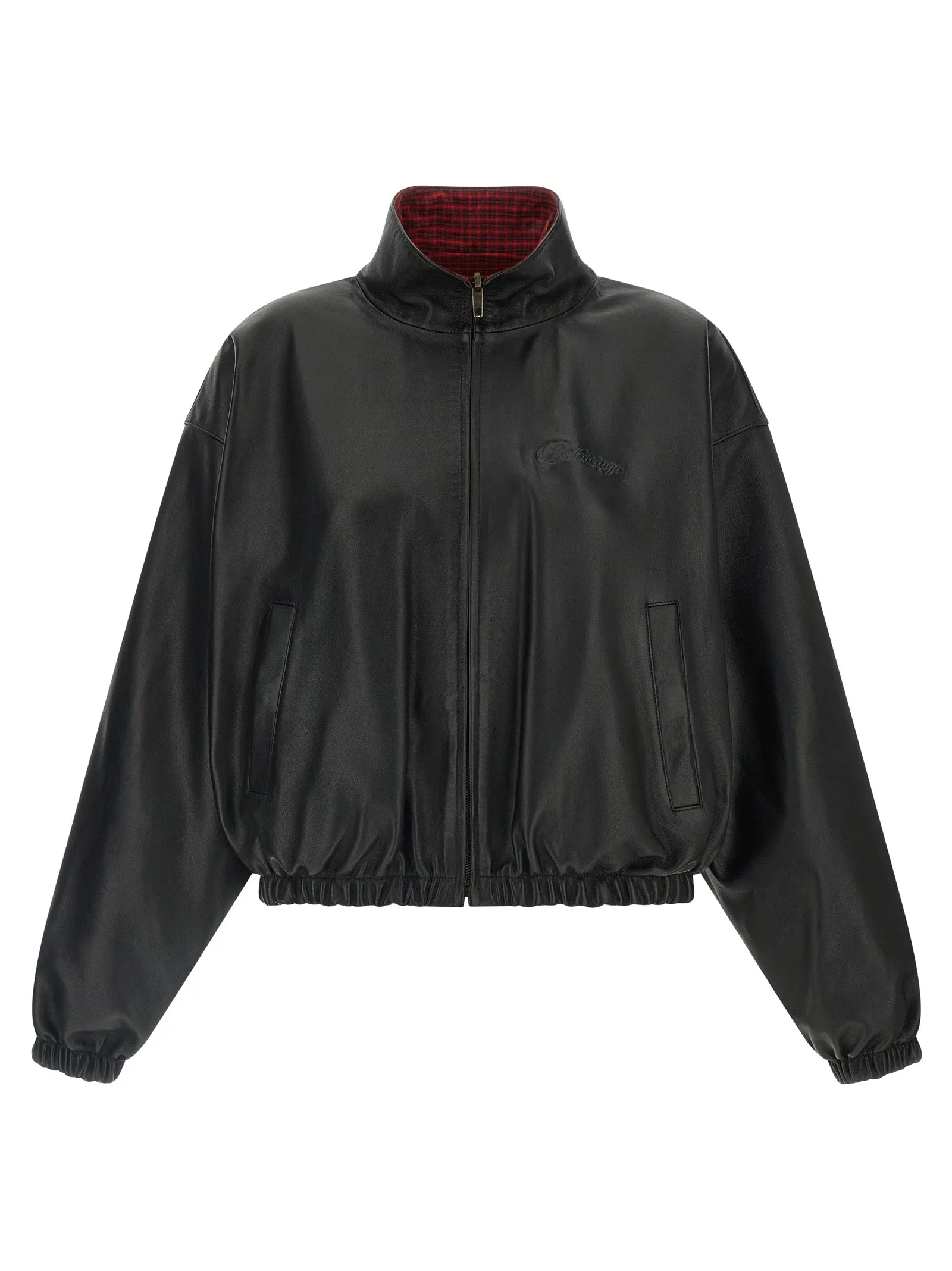 Reversible leather jacket sold by Lord & Taylor