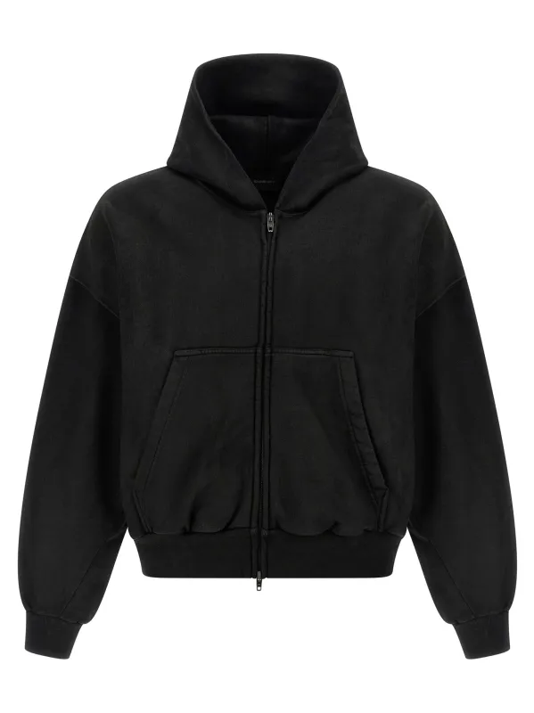 Cropped hoodie made by Balenciaga