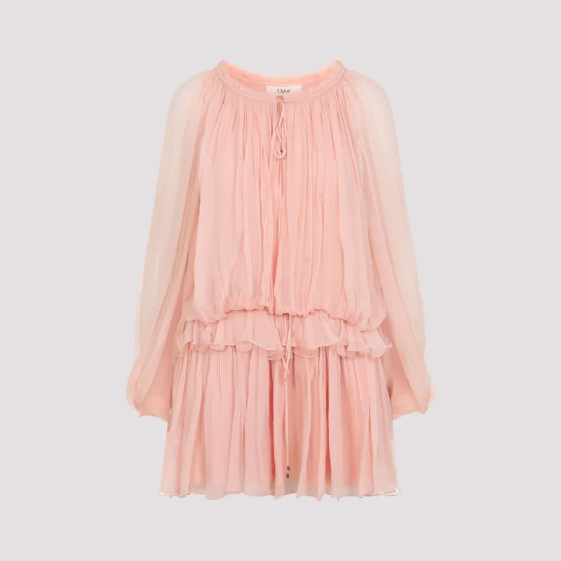 Chloe Silk Mini Dress made by Chloe