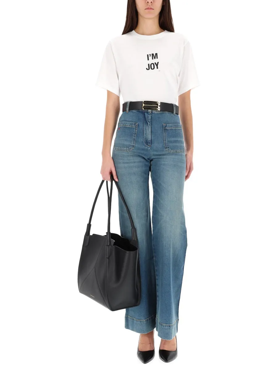 Slogan T-Shirt in White sold by Lord & Taylor product image thumbnail 4