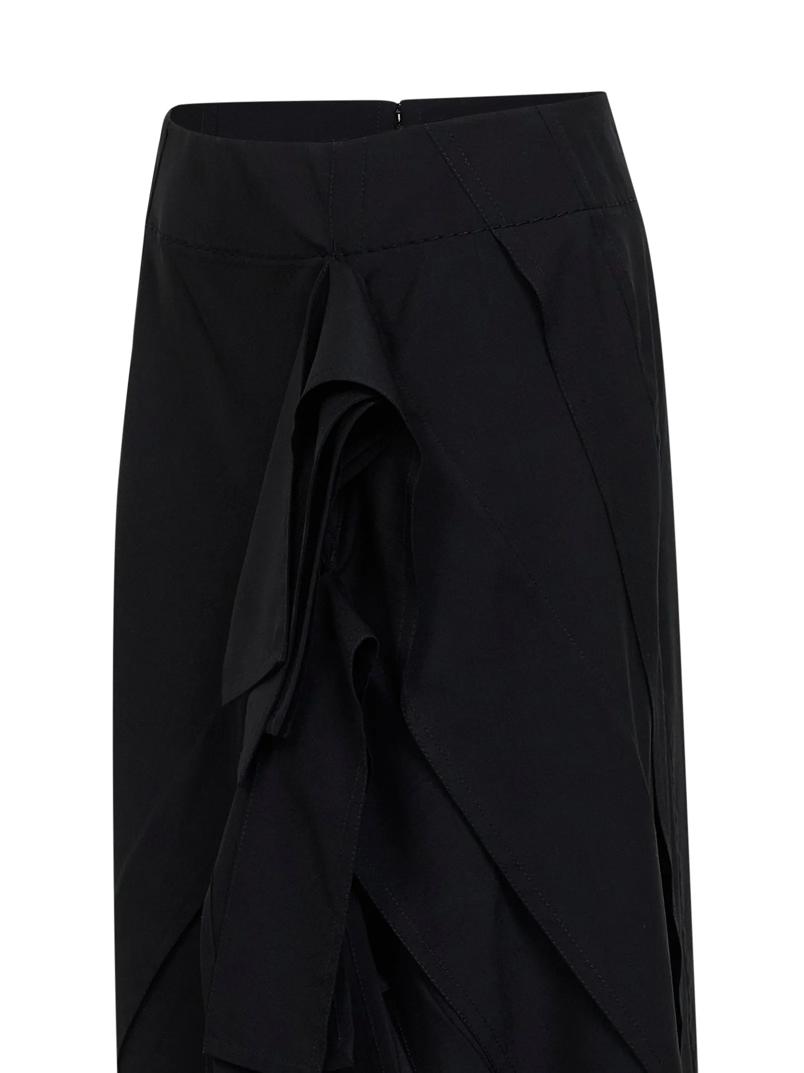 Midi Skirt Wool Black sold by Lord & Taylor product image thumbnail 3