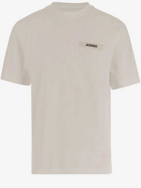 Cotton T-Shirt with Logo made by Jacquemus