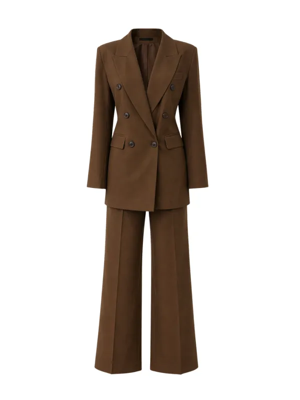 Suit Copenaghen Lisbona Brown made by Lord & Taylor