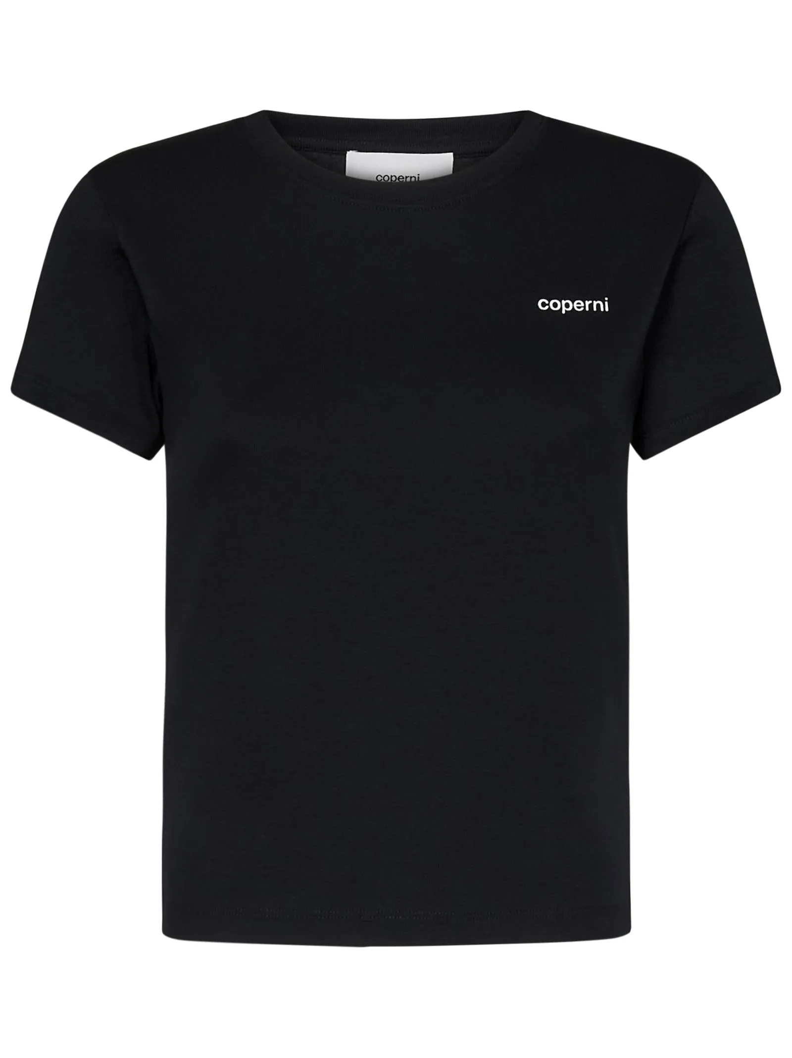 T-shirt Logo Print Black Cotton sold by Lord & Taylor