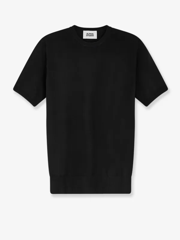 Cotton Sweater Black made by Lord & Taylor