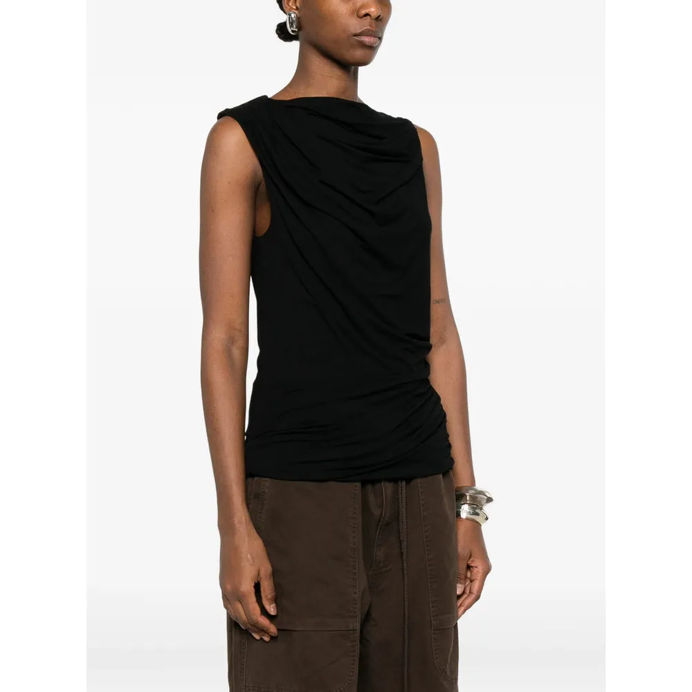 Sleeveless Draped Top Black sold by Lord & Taylor product image thumbnail 3