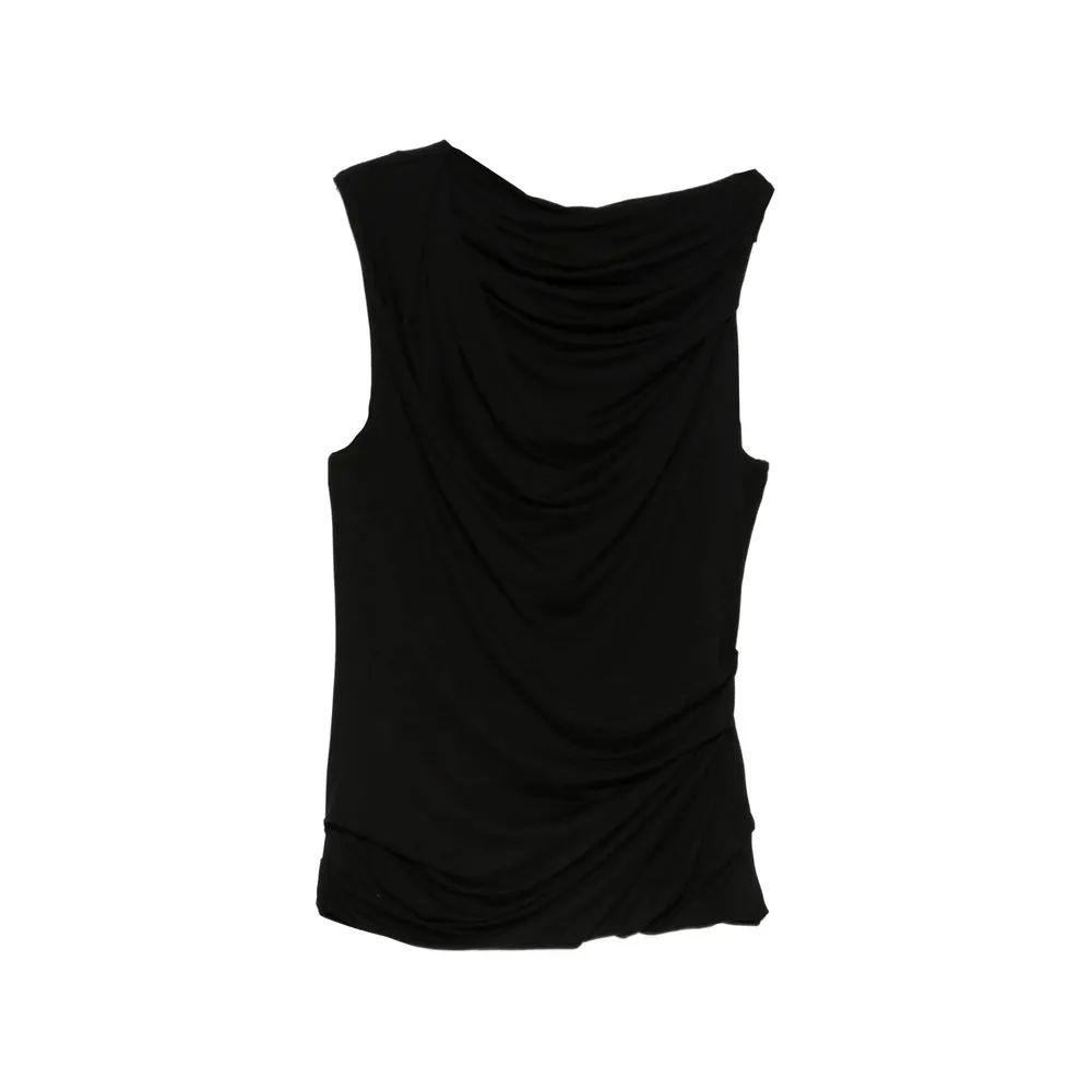Sleeveless Draped Top Black sold by Lord & Taylor