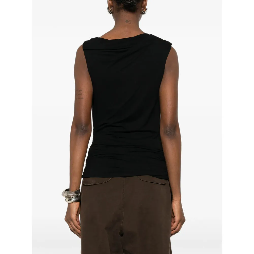 Sleeveless Draped Top Black sold by Lord & Taylor product image thumbnail 5