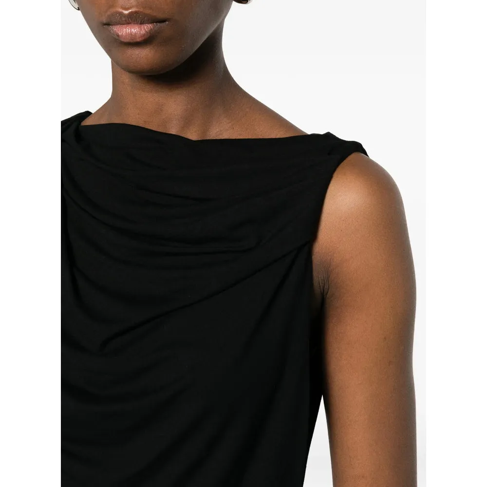 Sleeveless Draped Top Black sold by Lord & Taylor product image thumbnail 2