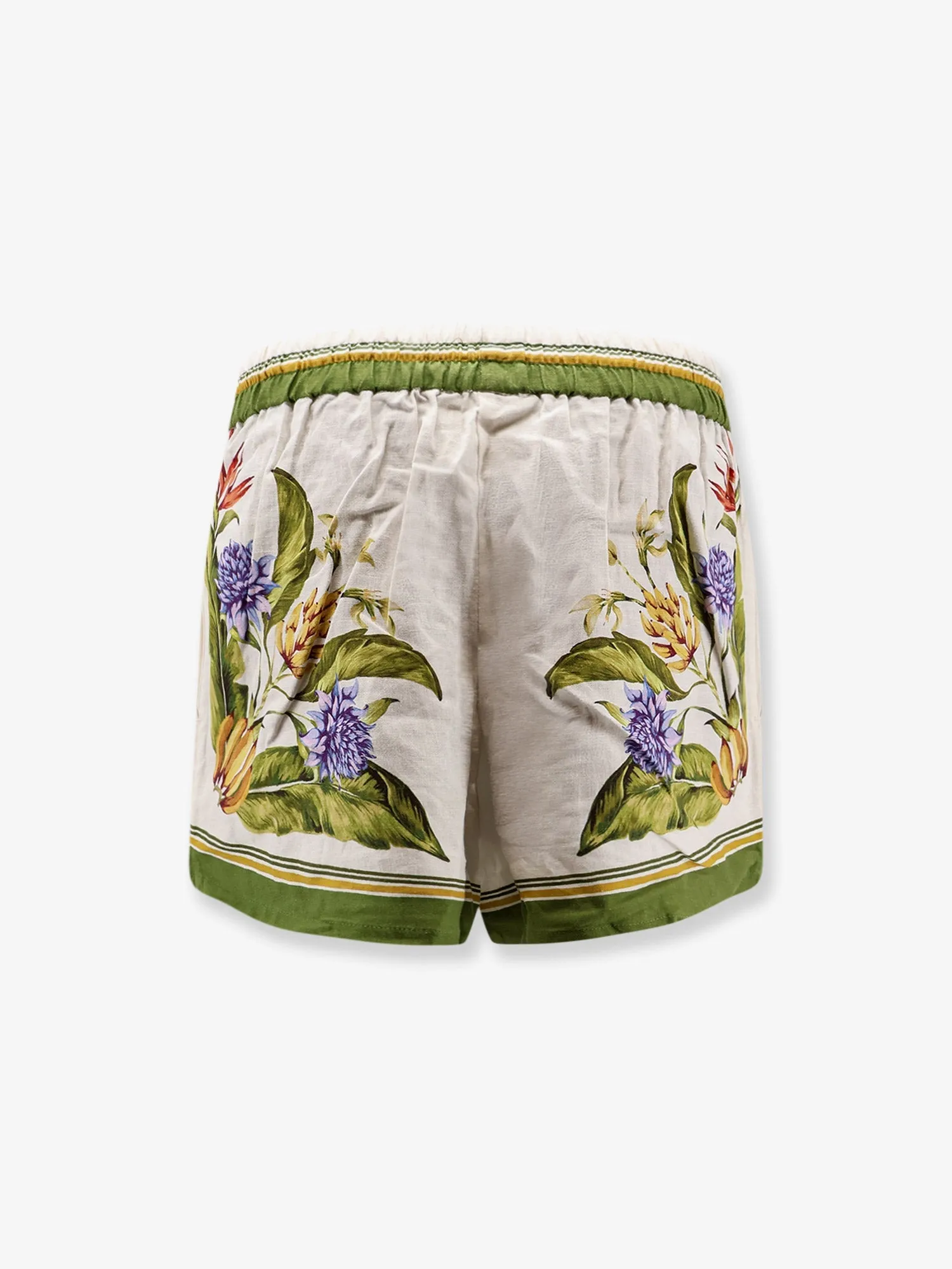 Shorts Tropical Print Linen-Blend Green sold by Lord & Taylor product image thumbnail 2