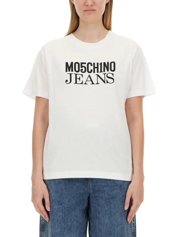 T-Shirt with Logo made by Moschino