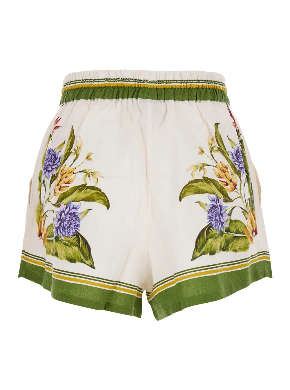 Shorts Tropical Scarf Sand Cotton Multicolour sold by Lord & Taylor product image thumbnail 2