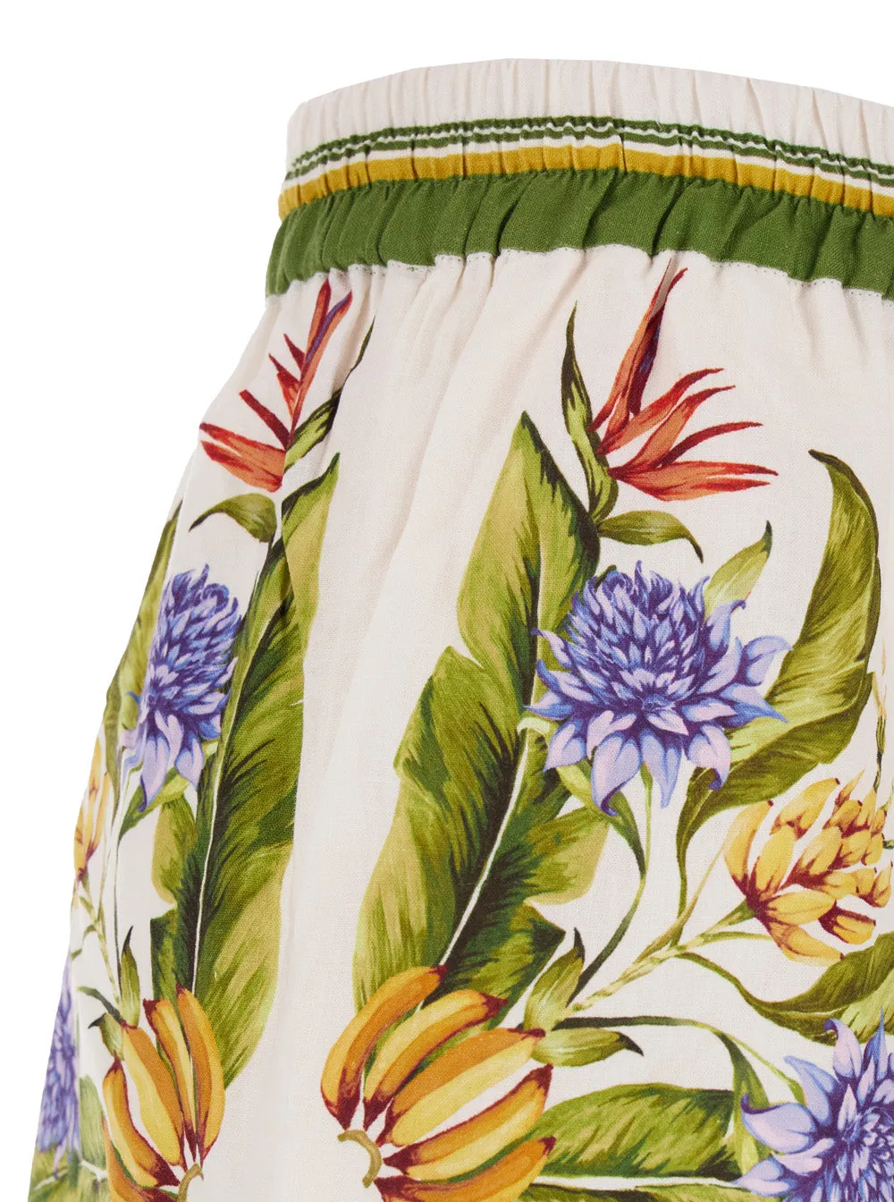 Shorts Tropical Scarf Sand Cotton Multicolour sold by Lord & Taylor product image thumbnail 3