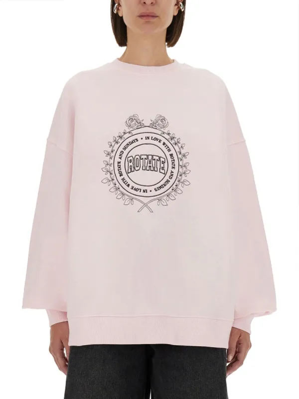 Logo Print Sweatshirt made by ROTATE Birger Christensen