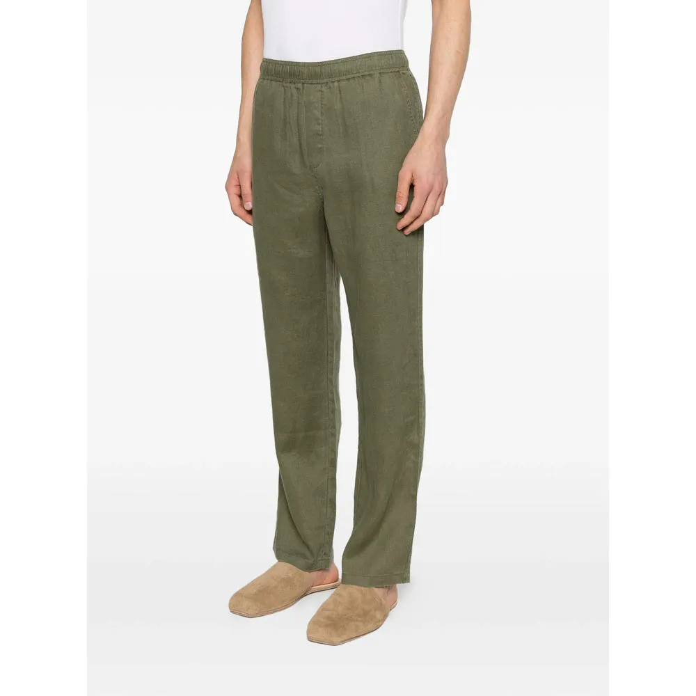 Trousers Olive Green Linen sold by Lord & Taylor product image thumbnail 5