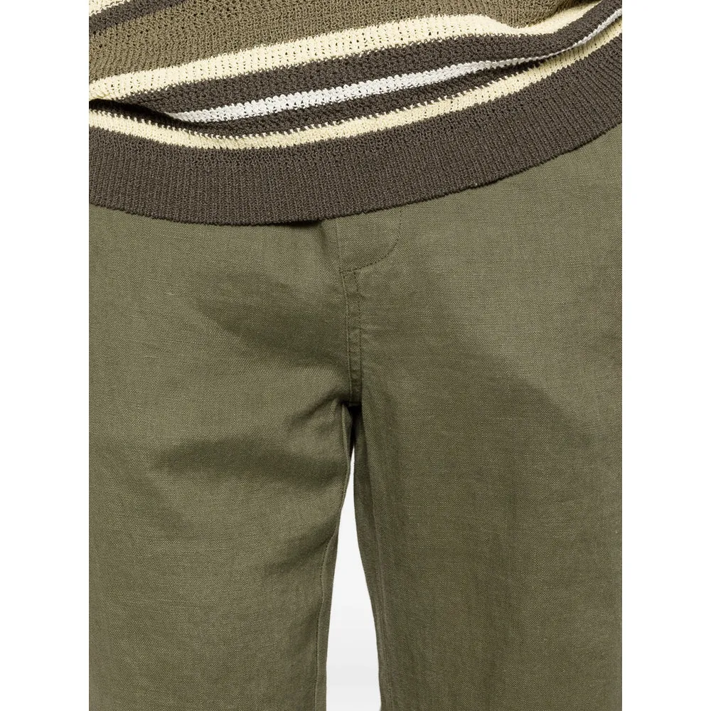 Trousers Olive Green Linen sold by Lord & Taylor product image thumbnail 2