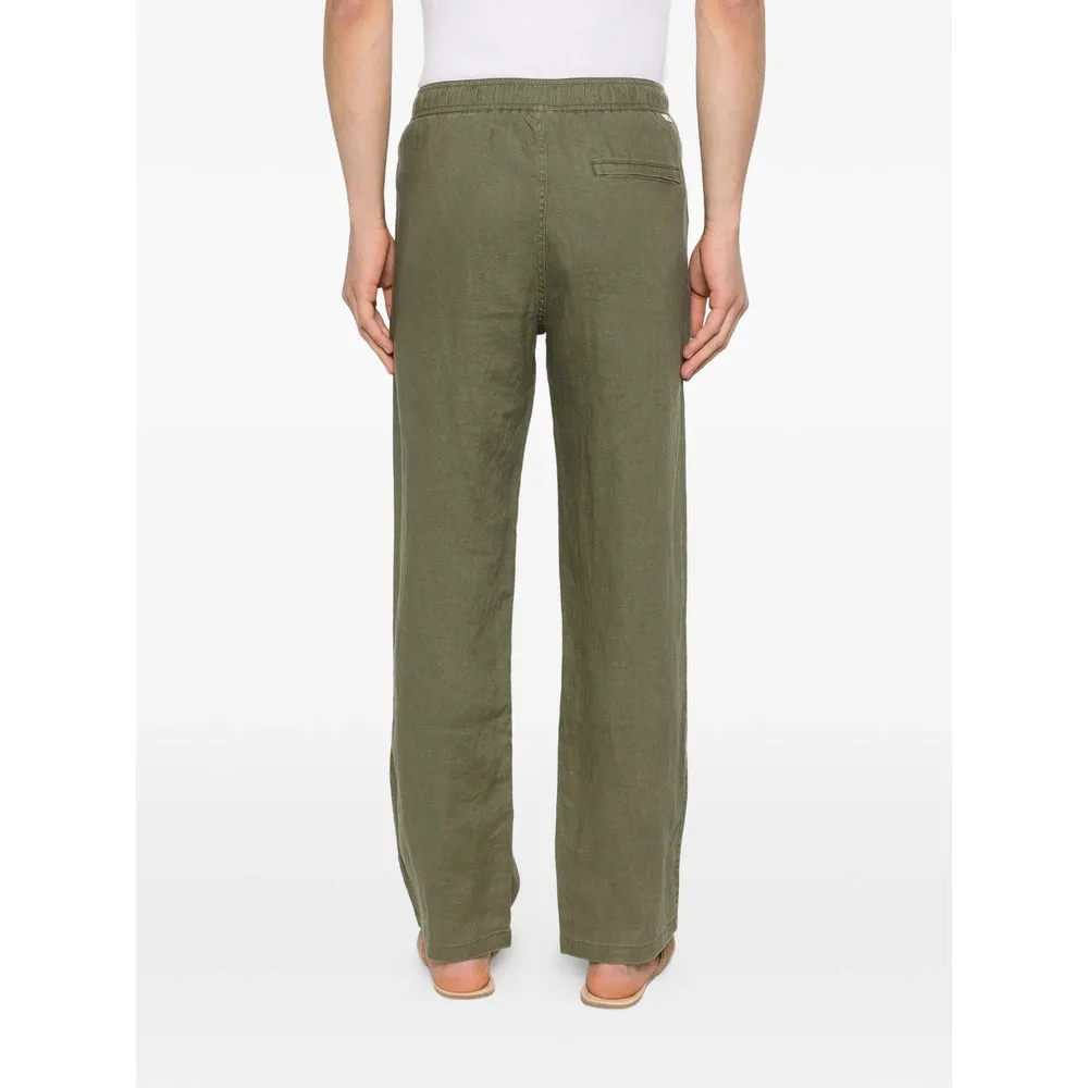 Trousers Olive Green Linen sold by Lord & Taylor product image thumbnail 3