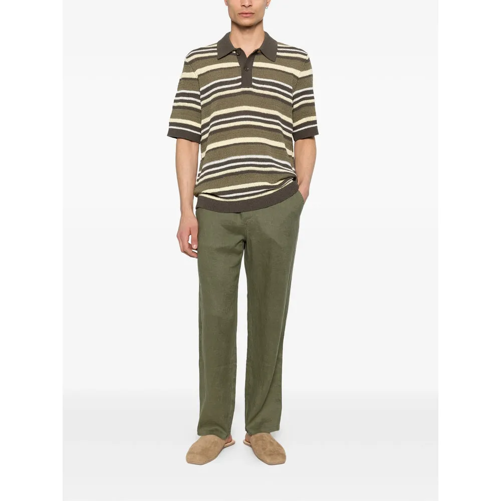 Trousers Olive Green Linen sold by Lord & Taylor product image thumbnail 4