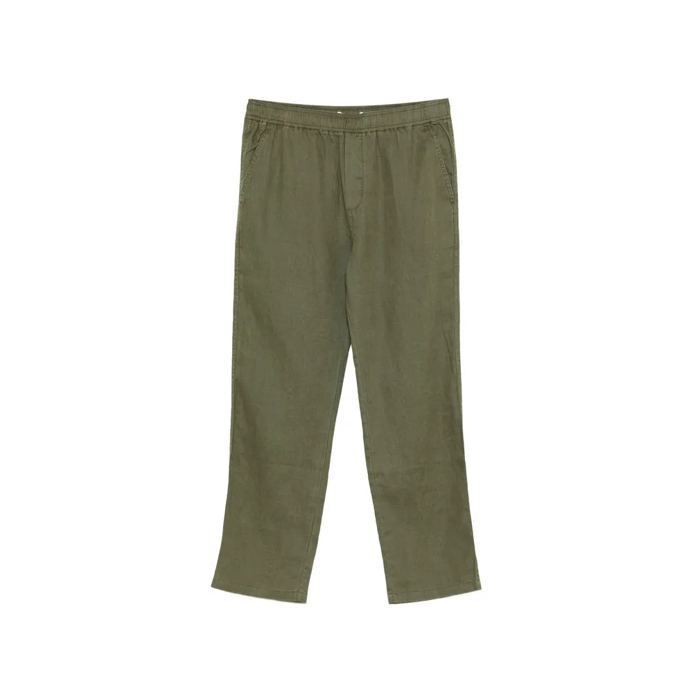 Trousers Olive Green Linen sold by Lord & Taylor