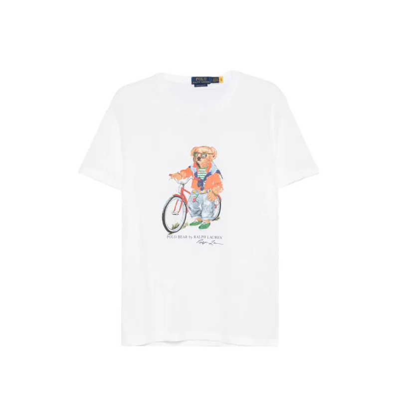 T-shirt White Cotton made by Ralph Lauren