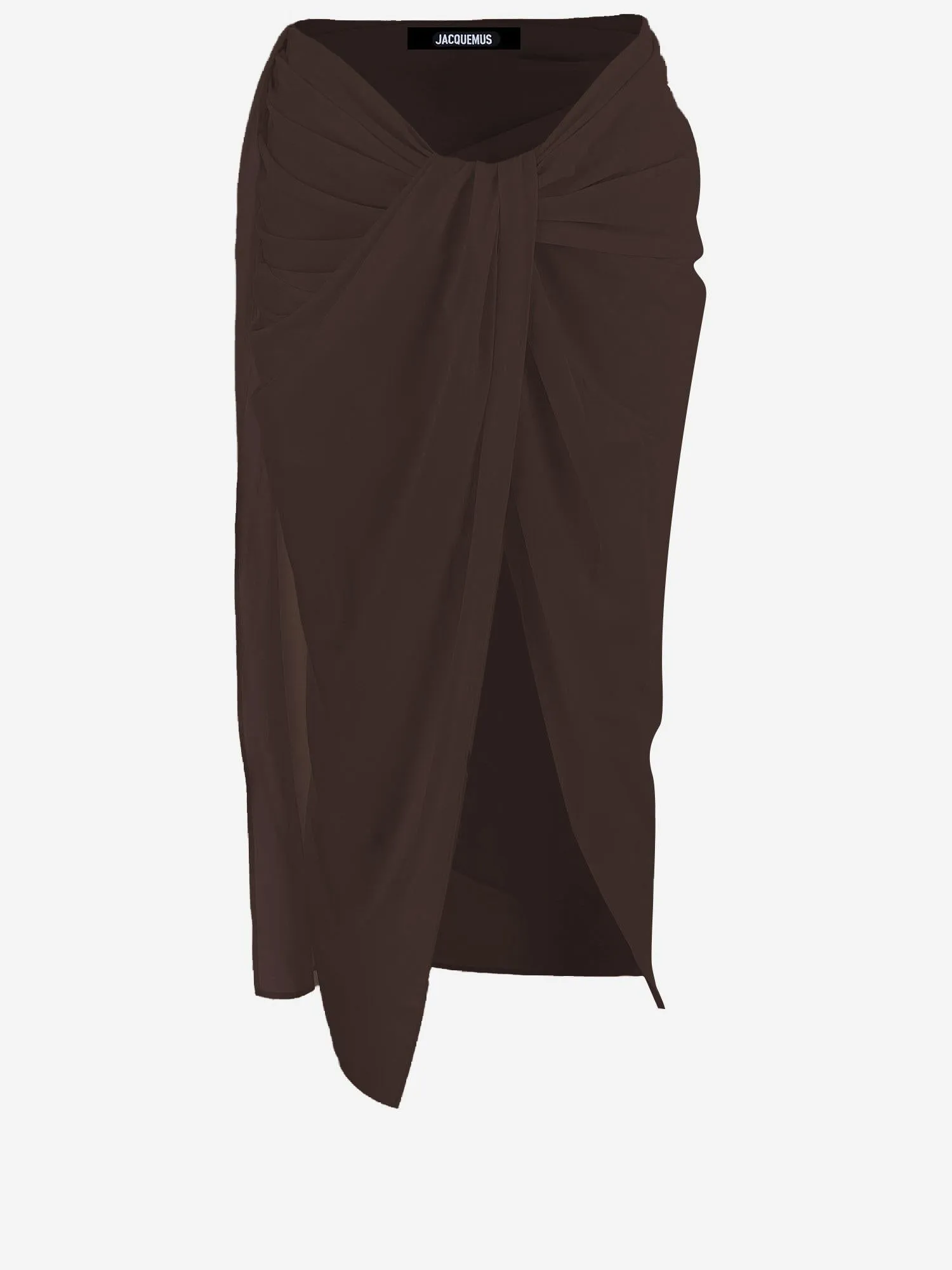 Stretch Pareo Skirt — Brown sold by Lord & Taylor