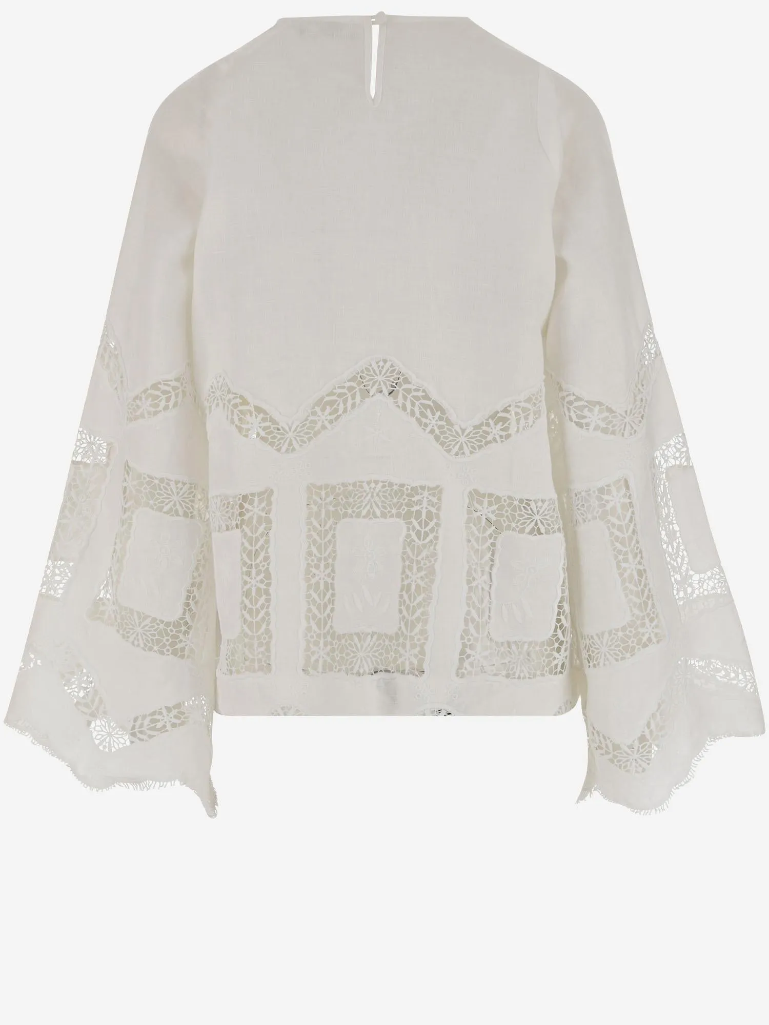 Linen Top with Embroidery sold by Lord & Taylor product image thumbnail 2