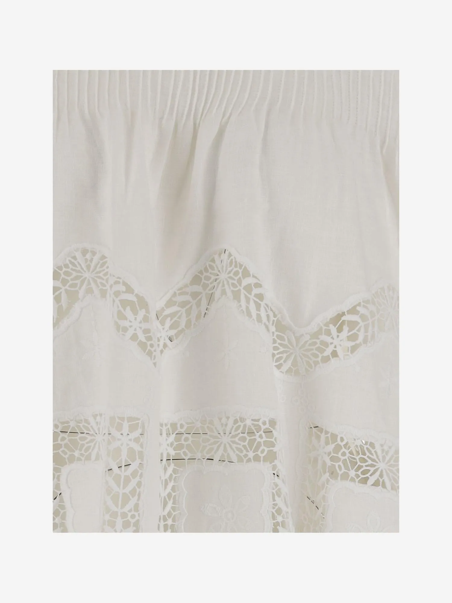 Linen Top with Embroidery sold by Lord & Taylor product image thumbnail 3