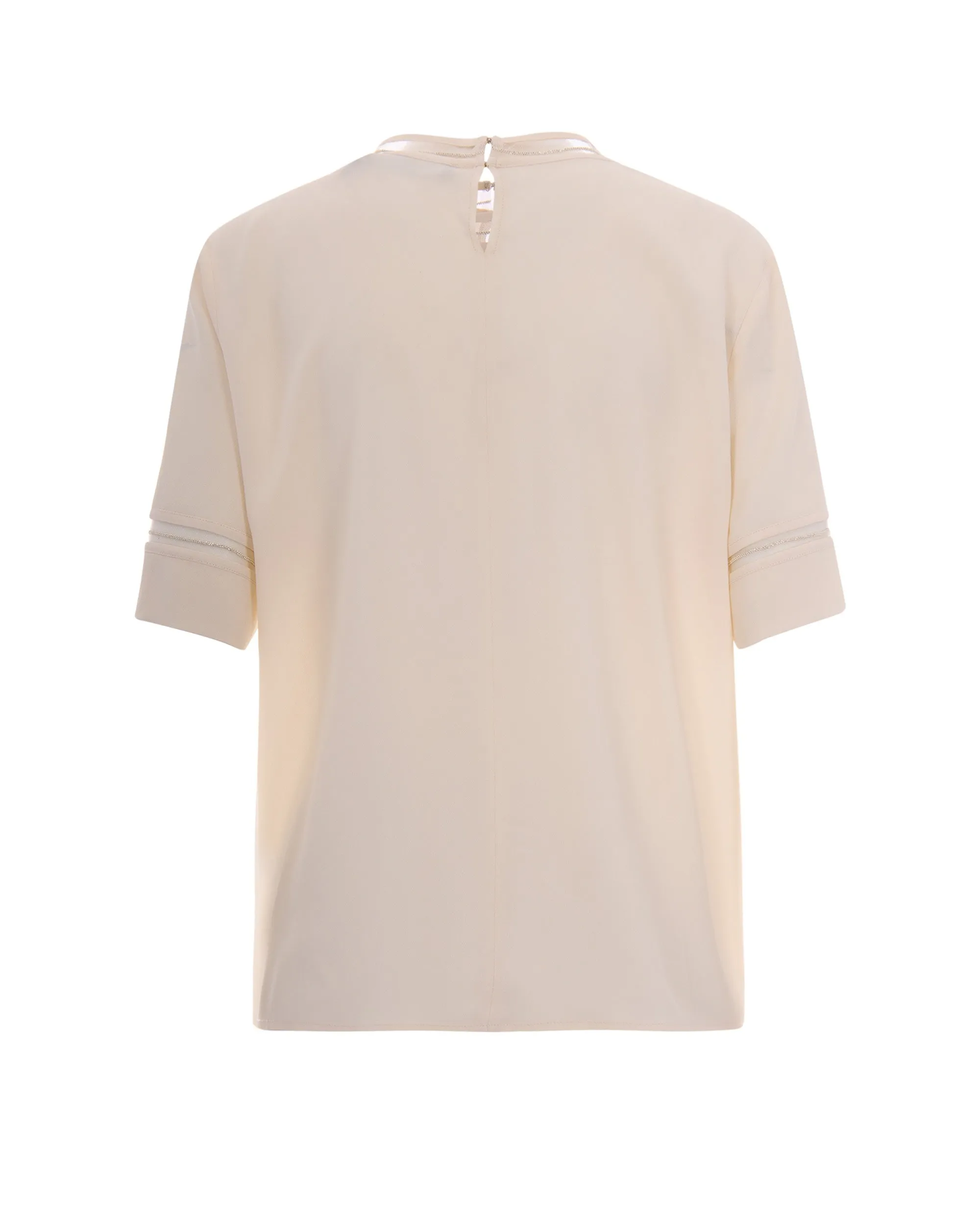 Blouse Crepe de Chine Silk-Blend Butter sold by Lord & Taylor product image thumbnail 2