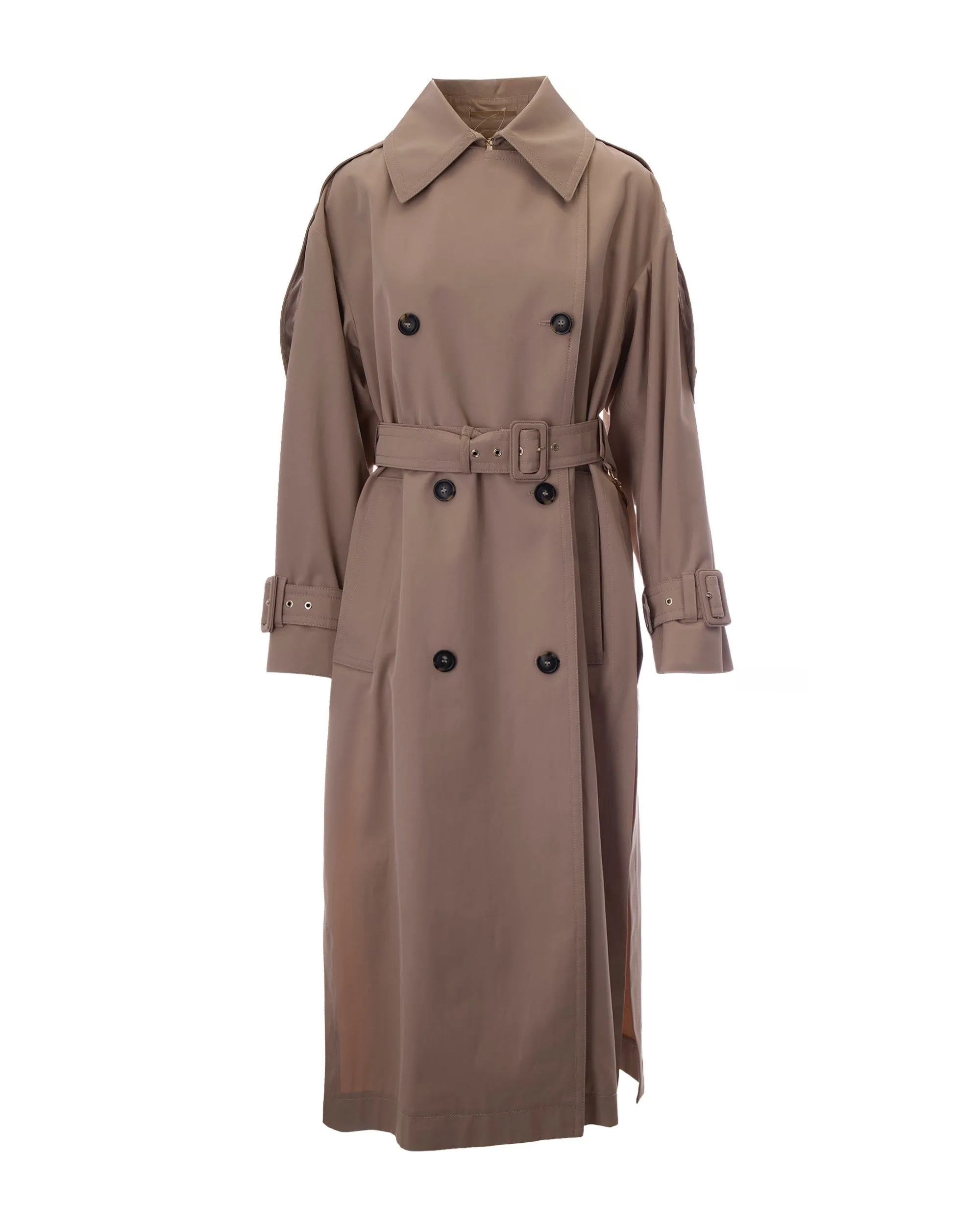 Trench Coat Twill Water-Repellent Beige sold by Lord & Taylor