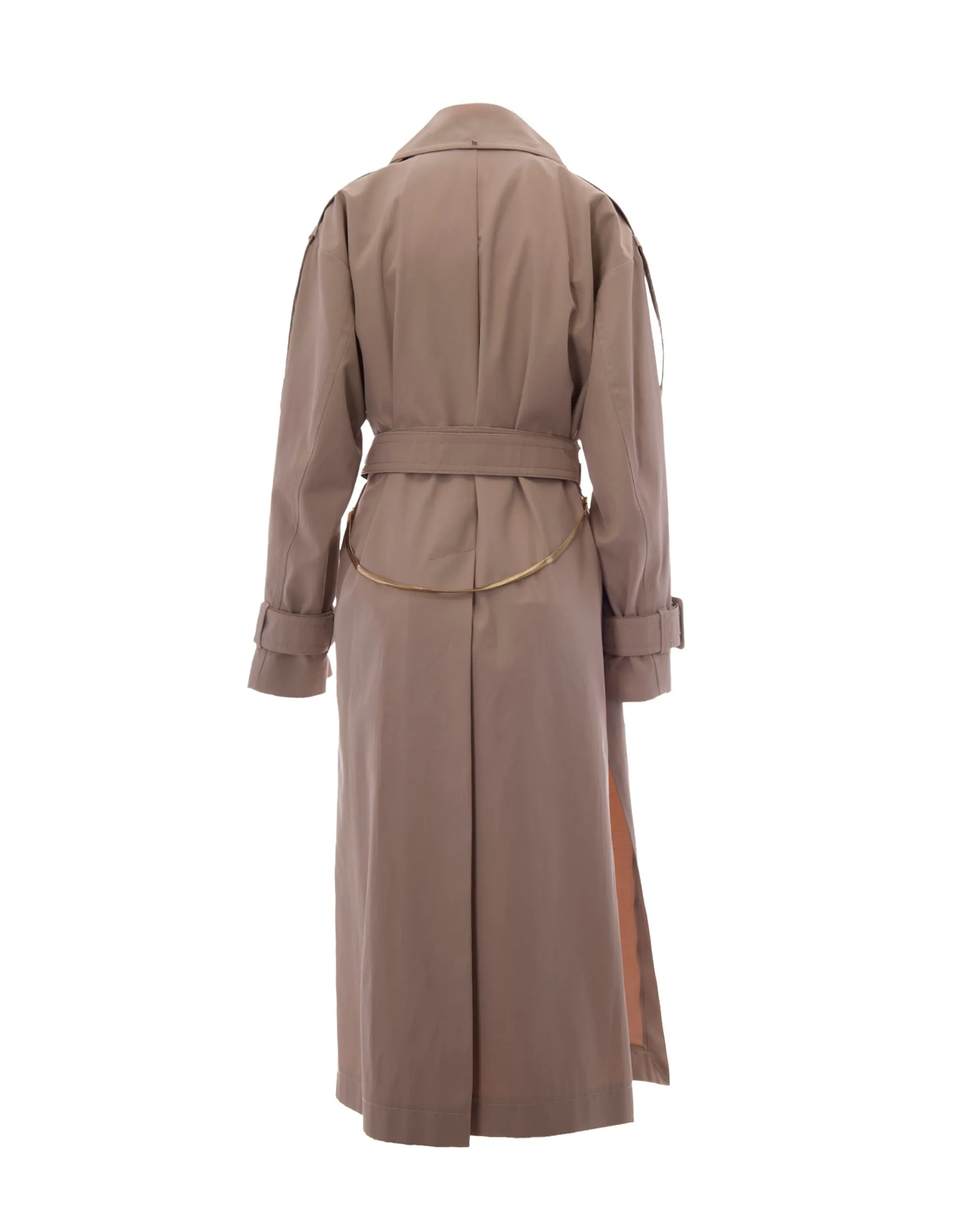Trench Coat Twill Water-Repellent Beige sold by Lord & Taylor product image thumbnail 2
