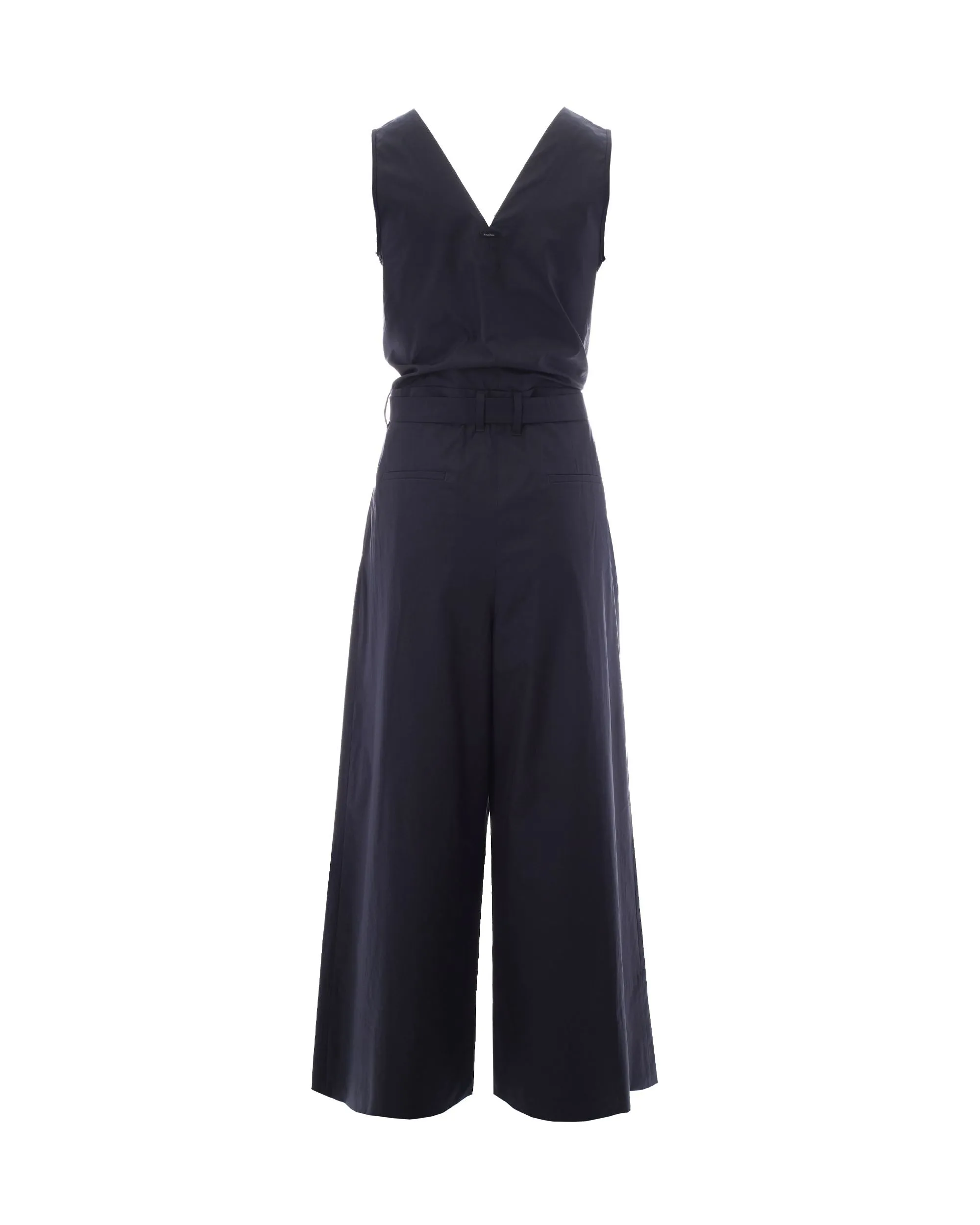 Sleeveless Jumpsuit Navy Blue sold by Lord & Taylor product image thumbnail 2