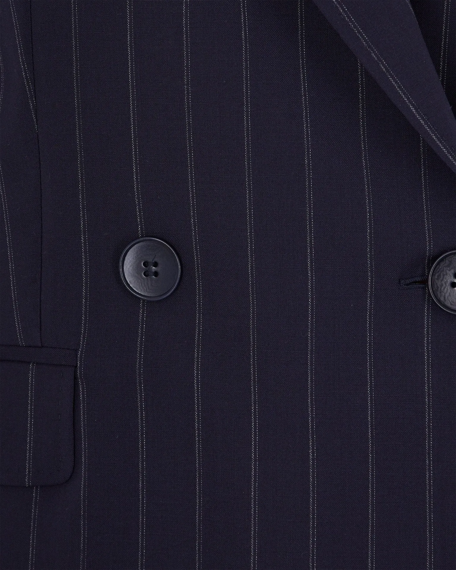 Double-Breasted Pinstripe Blazer Blue sold by Lord & Taylor product image thumbnail 3