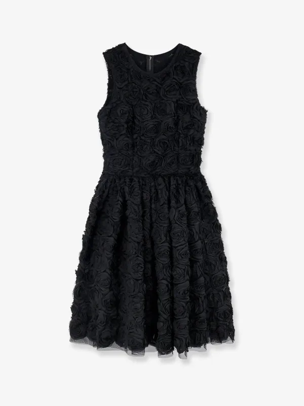 Dress Embossed Roses Black made by Dolce & Gabanna