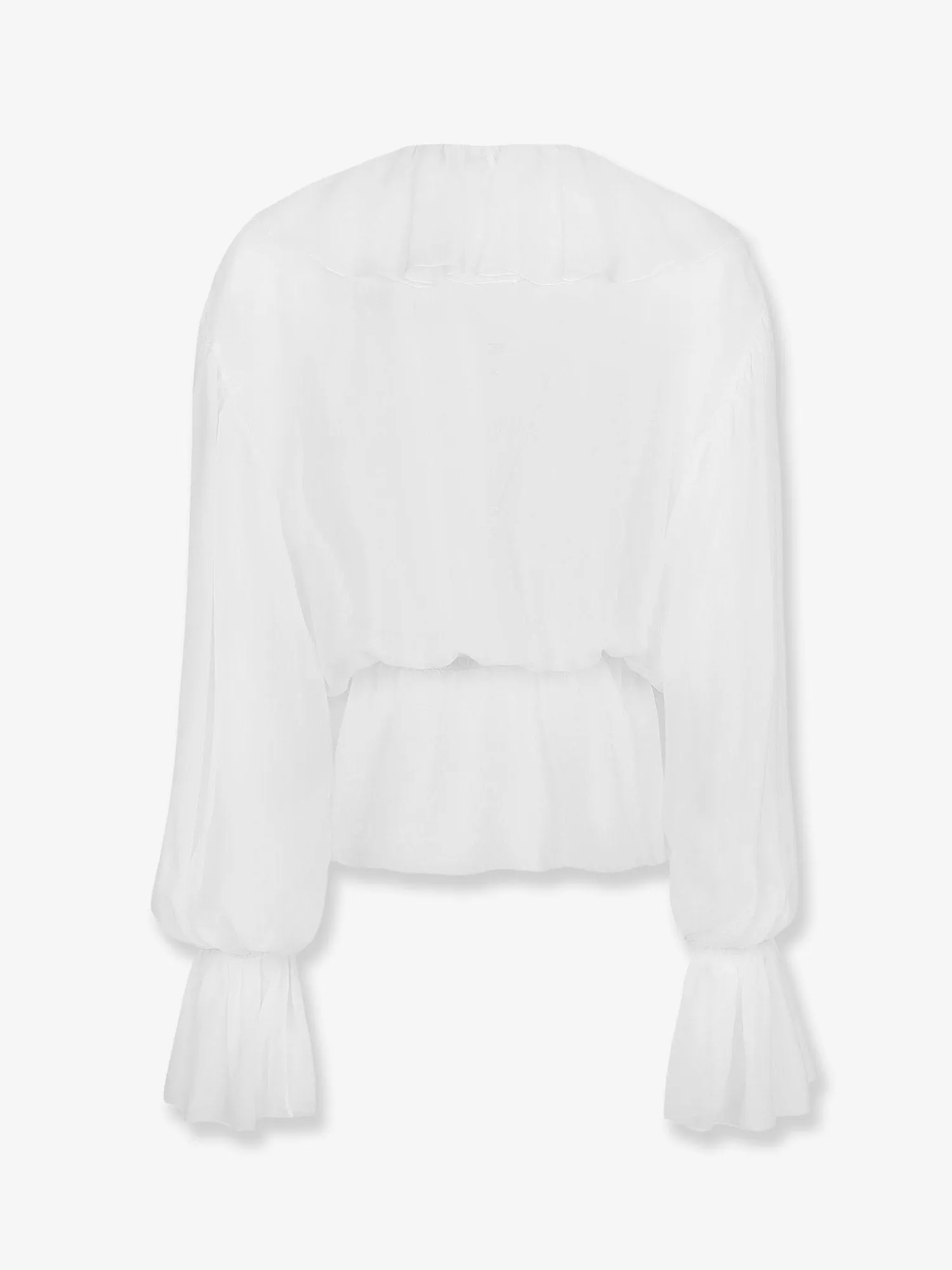 Shirt Silk Chiffon White sold by Lord & Taylor product image thumbnail 2