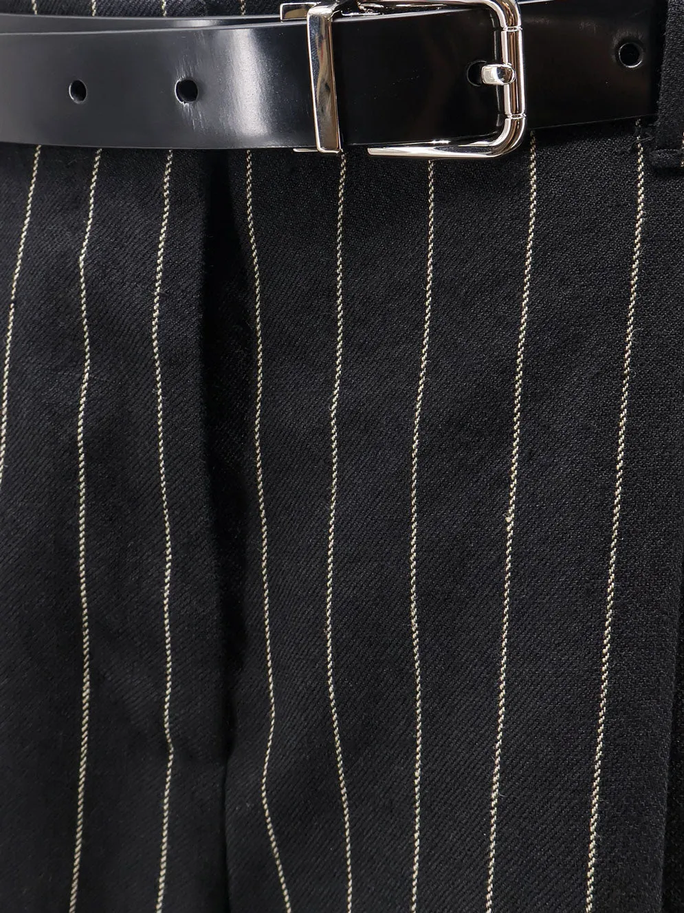 Trousers Wool-Linen Pinstripe Black sold by Lord & Taylor product image thumbnail 3